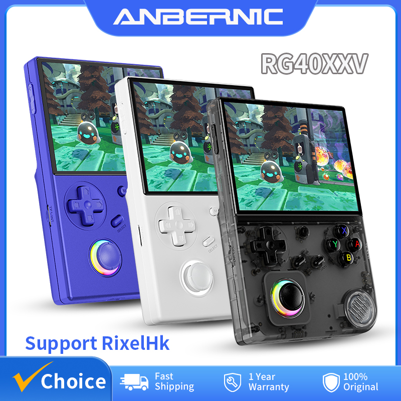 Gaming Console Retro Handheld - ANBERNIC RG40XXV Retro คอนโซลเกมมือถือ 4 ''หน้าจอ