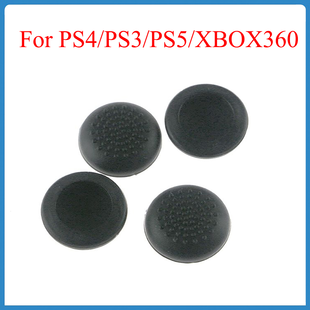 Gaming Console For Pc - 10ชิ้นฝาครอบสำหรับ PS4จอยสติ๊กสำหรับ PS3/PS5/XBOX360ที่จับแบบหลายจุดฝากันลื่นอุปกรณ์สำหรับเล่นเกมสีดำ