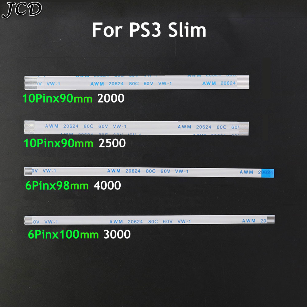 Gaming Console For Pc - Jcd 10ชิ้นสำหรับโซนี่ PS3สลิม2000 2500 3000 4000รีเซ็ทเพาเวอร์สวิตซ์สายเฟล็กซ์10Pin