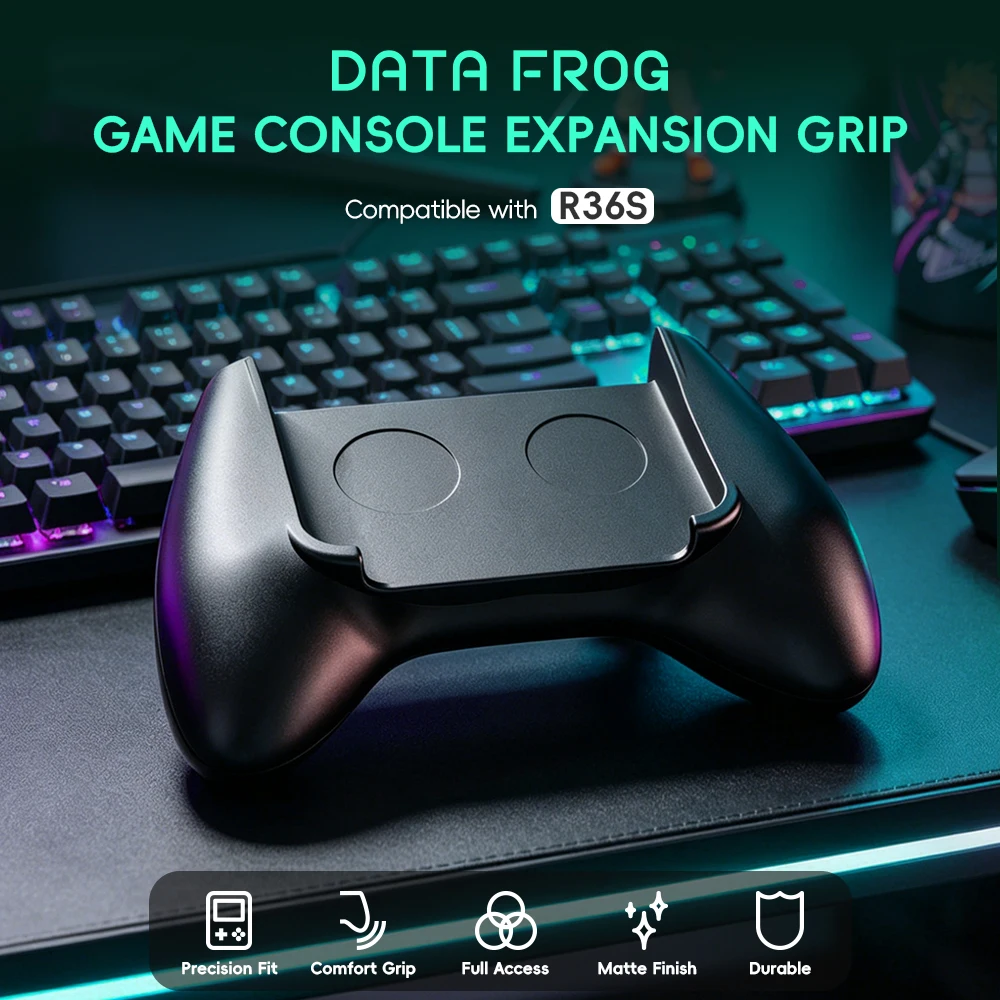 Gaming Console Retro Handheld - ด้าต้า ฟร็อก R36S เกมกริป ที่จับแบบ Ergonomic