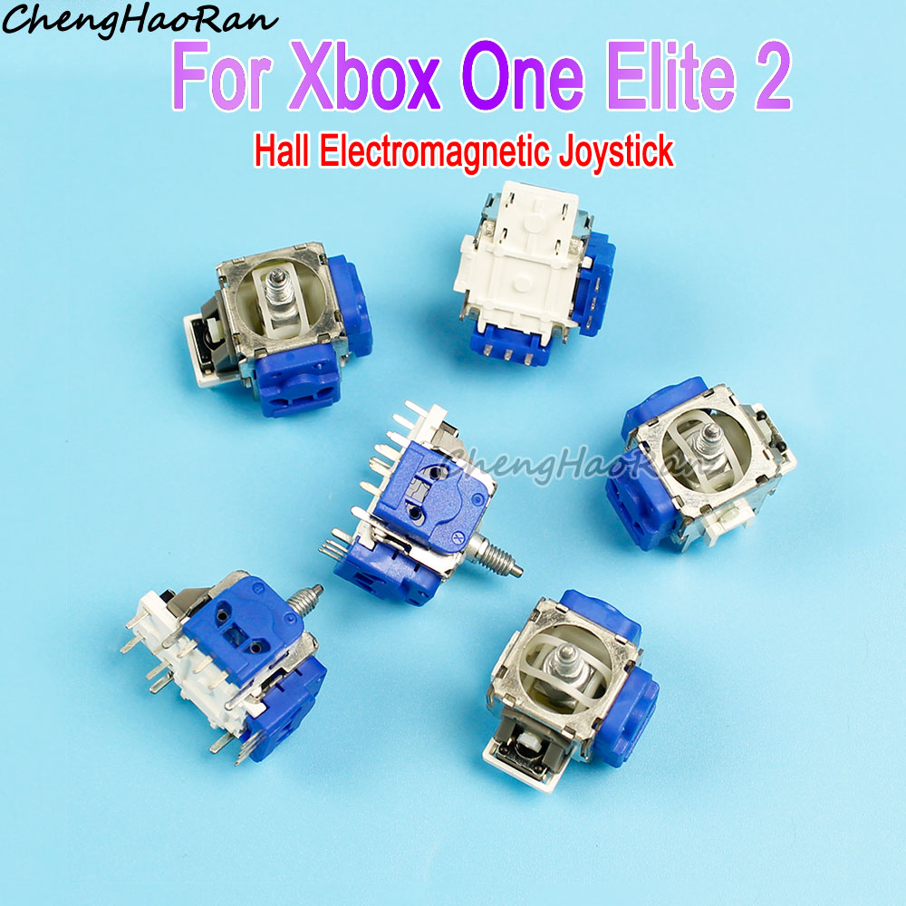 Xbox Elite Controller - 1ชิ้นสำหรับห้องโถง3D จอยสติ๊กแม่เหล็กไฟฟ้าสำหรับ Xbox One Elite 2คอนโทรลเลอร์ชิ้นส่วนอะไหล่โพเทนชิโอมิเตอร์เซ็นเซอร์ไม้ยืด
