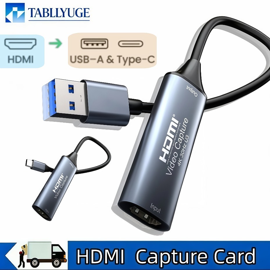 Gaming Console For Pc - การ์ดจับภาพวิดีโอ USB-C 2.0/3.0 HDMI รองรับการจับภาพวิดีโอ 4K1080