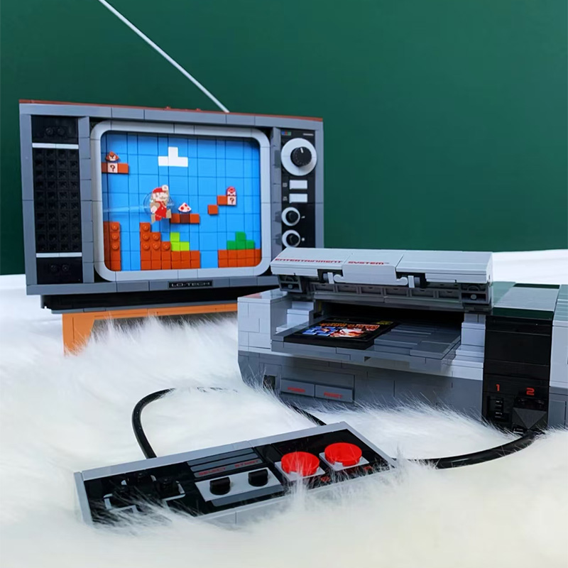 Gaming Console Kids - ชุดตัวต่อโมเดลเครื่องเล่นเกมซูเปอร์นีส ไอเดียส์ ซูเปอร์ NES ทีวีเกม คอนโซล