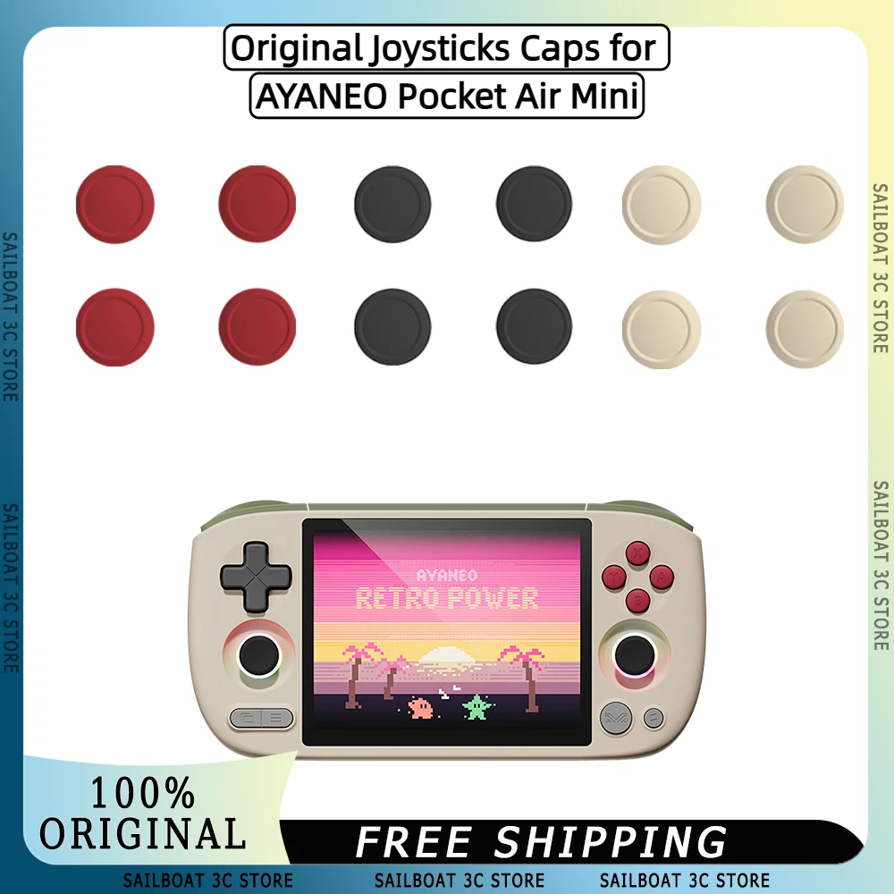 Gaming Console Mini - ฝาครอบจอยสติ๊กแบบดั้งเดิมสำหรับ AYANEO Pocket Air Mini ฝาครอบจอยสติ๊กสำหรับเครื่องเล่นเกมแบบดั้งเดิม