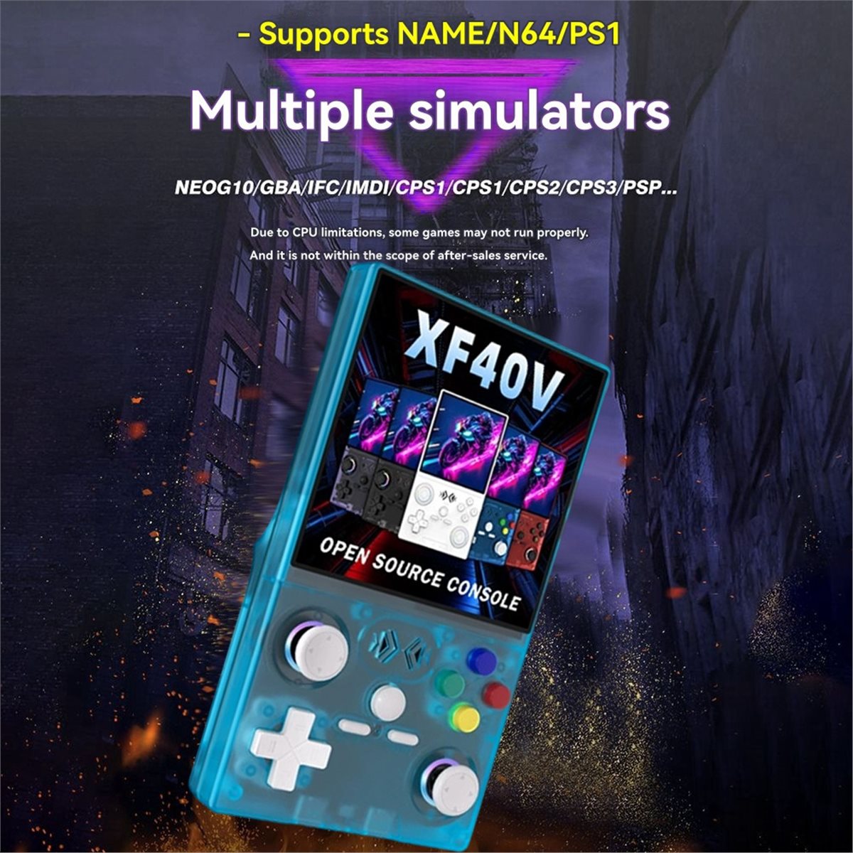 Gaming Console Retro Handheld - เครื่องเล่นเกมพกพา A86G NEW XF40V รุ่น Retro