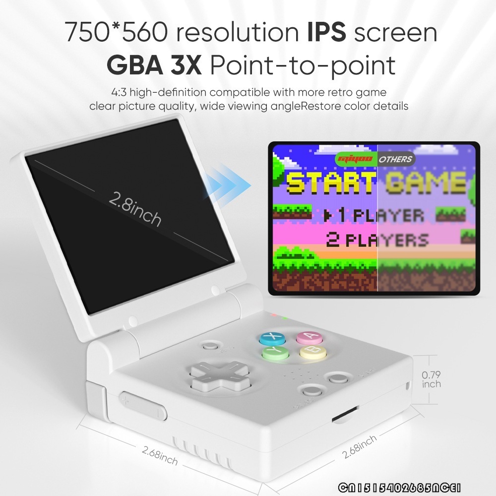 Gaming Console.Emulators - เครื่องเล่นเกมพกพา MIYOO Mini Flip Retro รุ่นปรับแต่งได้