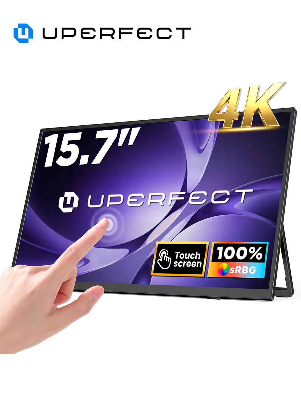 Gaming Console X80 - จอภาพพกพา UPERFECT 4K หน้าจอสัมผัส 15.7 นิ้ว