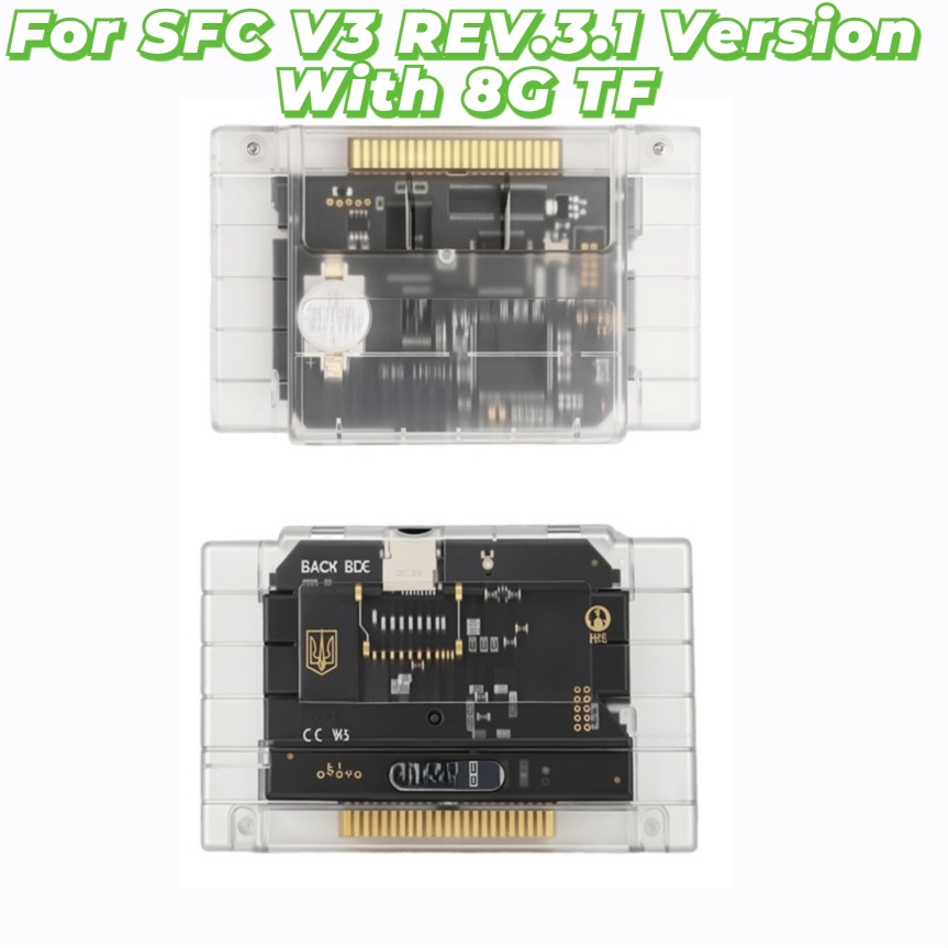 Gaming Console.Emulators - 3000 ใน 1 สำหรับ SNES/SFC เมมโมรี่การ์ด