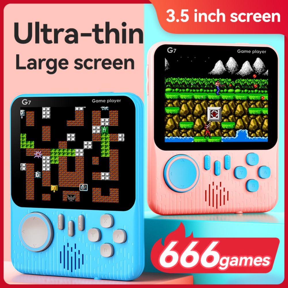 Gaming Console Type - G7 เรโทรคอนโซลเกมมือถือ, จอ LCD ขนาด 3.5