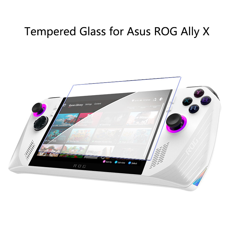 Gaming Console Asus Rog - 9H กระจกนิรภัยป้องกันหน้าจอสําหรับ ROG Ally X เกมคอนโซล