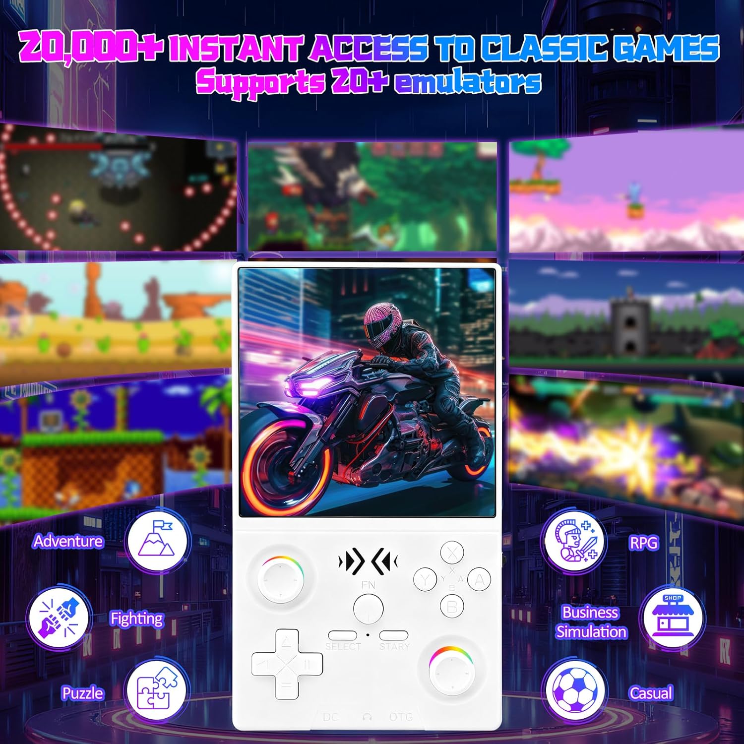 FLLBW XF40V เรโทรคอนโซลเกมพกพา - Gaming Console Retro Handheld บทวิจารณ์และราคา