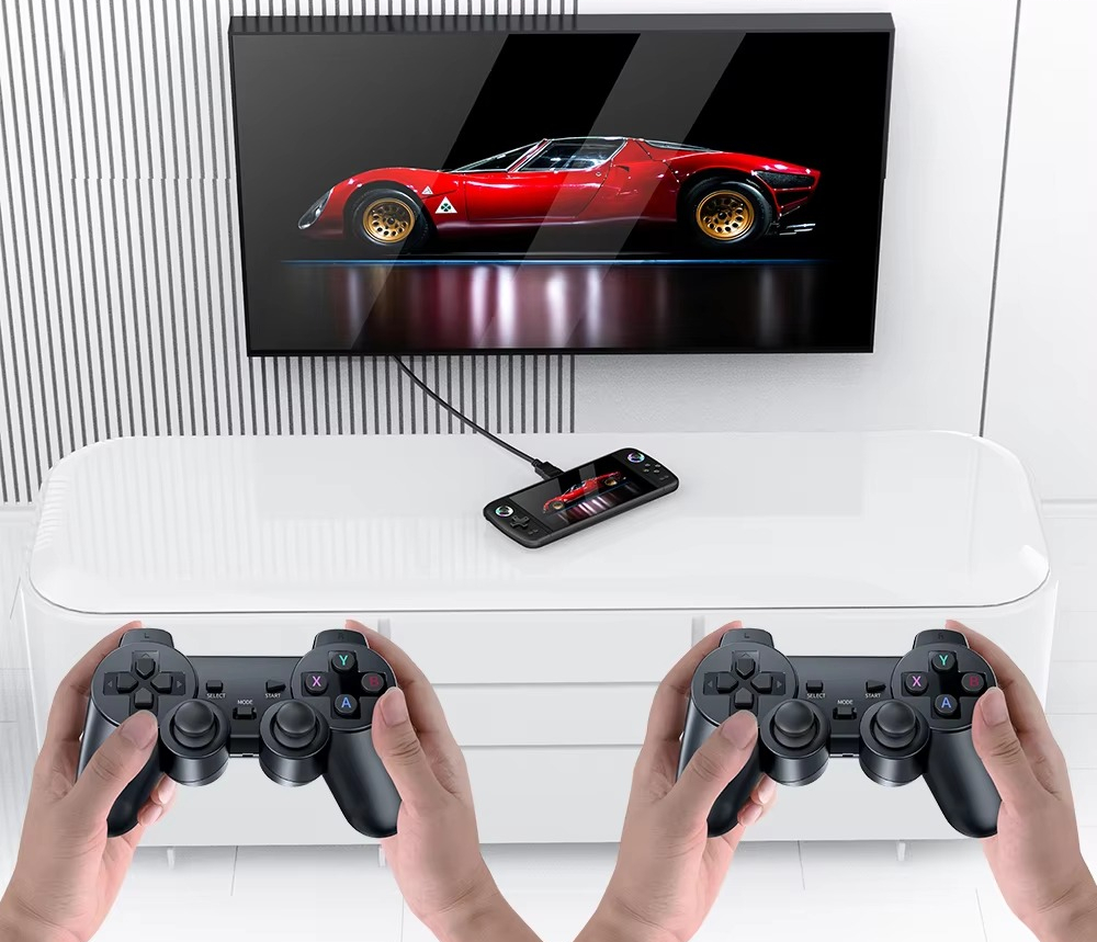 M27 7 นิ้วคอนโซลเกมมือถือแบบพก - Gaming Console Kids บทวิจารณ์และราคา