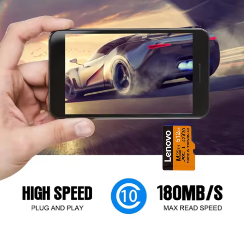 การ์ดหน่วยความจำ Lenovo Secure - Gaming Console Phone บทวิจารณ์และราคา