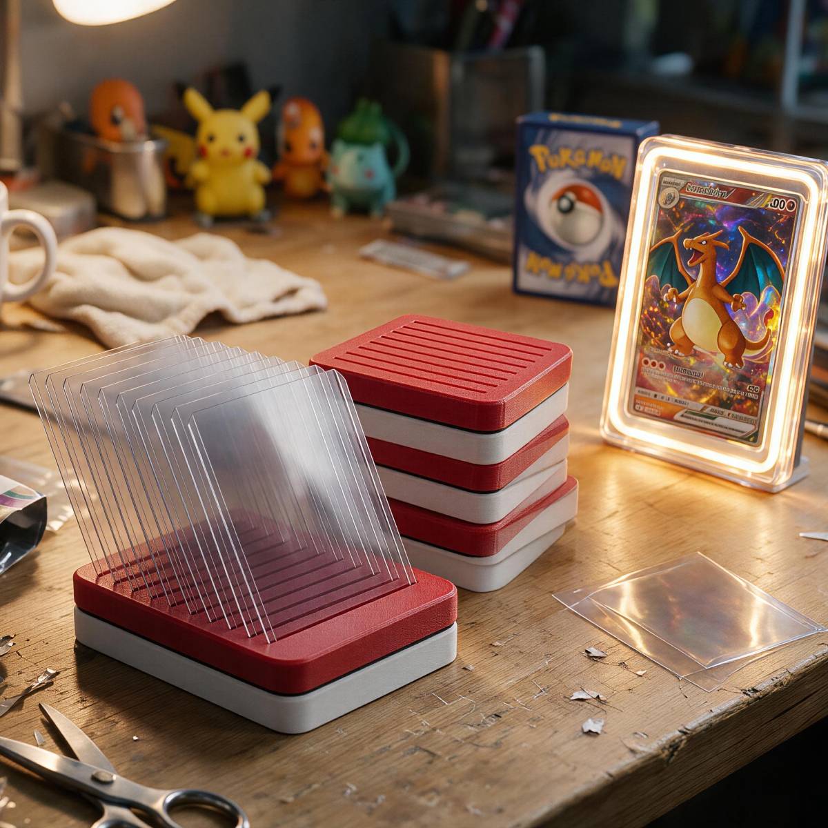กรอบโชว์การ์ด PLA แบบตั้งโต๊ะ, - Gaming Card Holder บทวิจารณ์และราคา