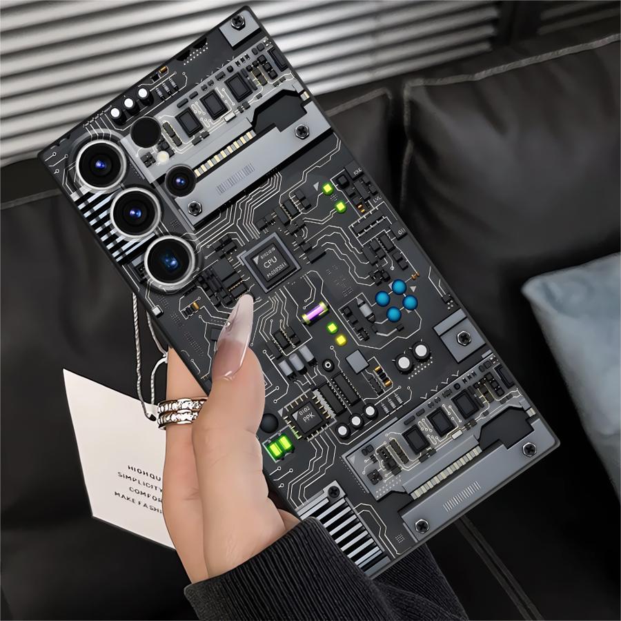 เคสโทรศัพท์มือถือสีม่วงลายเกมม - Gaming Console Phone บทวิจารณ์และราคา