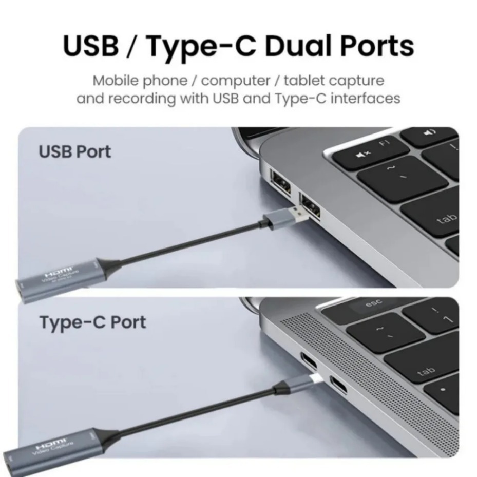 การ์ดจับภาพวิดีโอ USB-C 2.0/3. - Gaming Console For Pc บทวิจารณ์และราคา