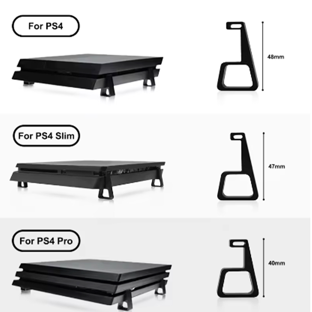 1 ชุดสําหรับ PS4 Slim Pro ขาตั - Gaming Console Stand บทวิจารณ์และราคา