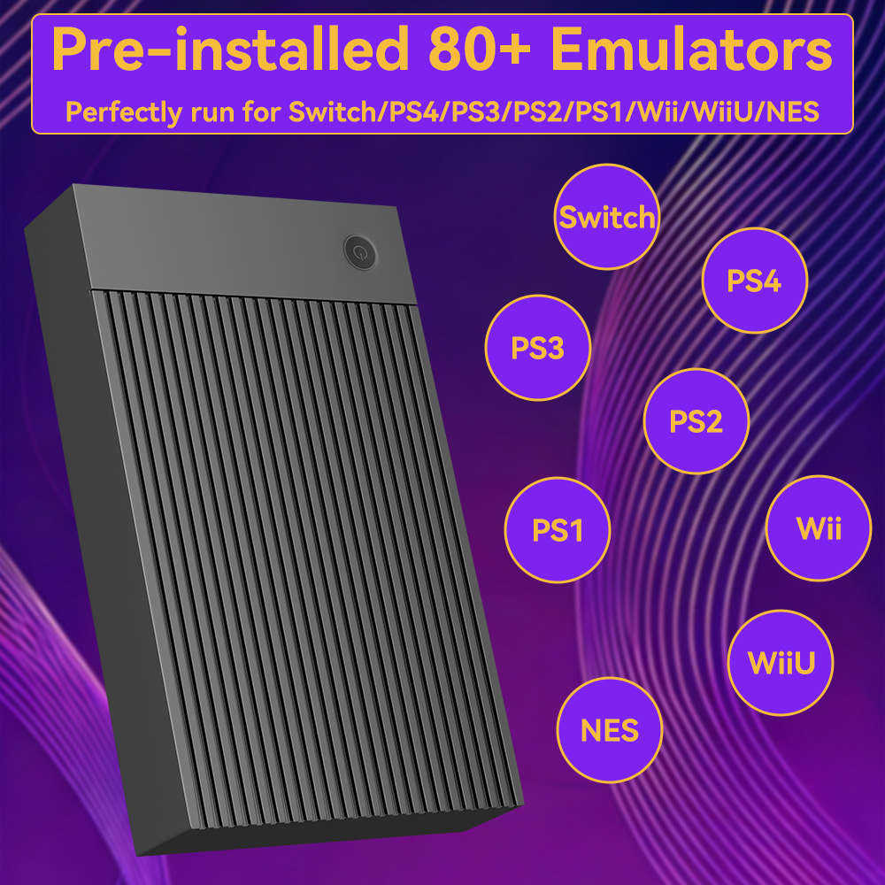 ฮาร์ดดิสก์เกมแบบพกพาขนาด 4TB พ - Gaming Console.Emulators บทวิจารณ์และราคา