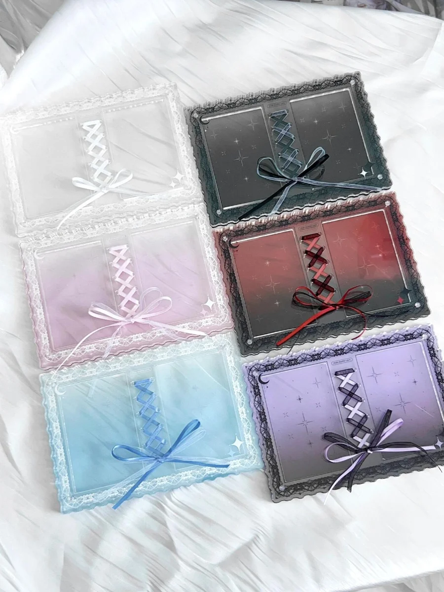 ริบบิ้นลูกไม้Gradientอะคริลิคก - Gaming Card Holder บทวิจารณ์และราคา