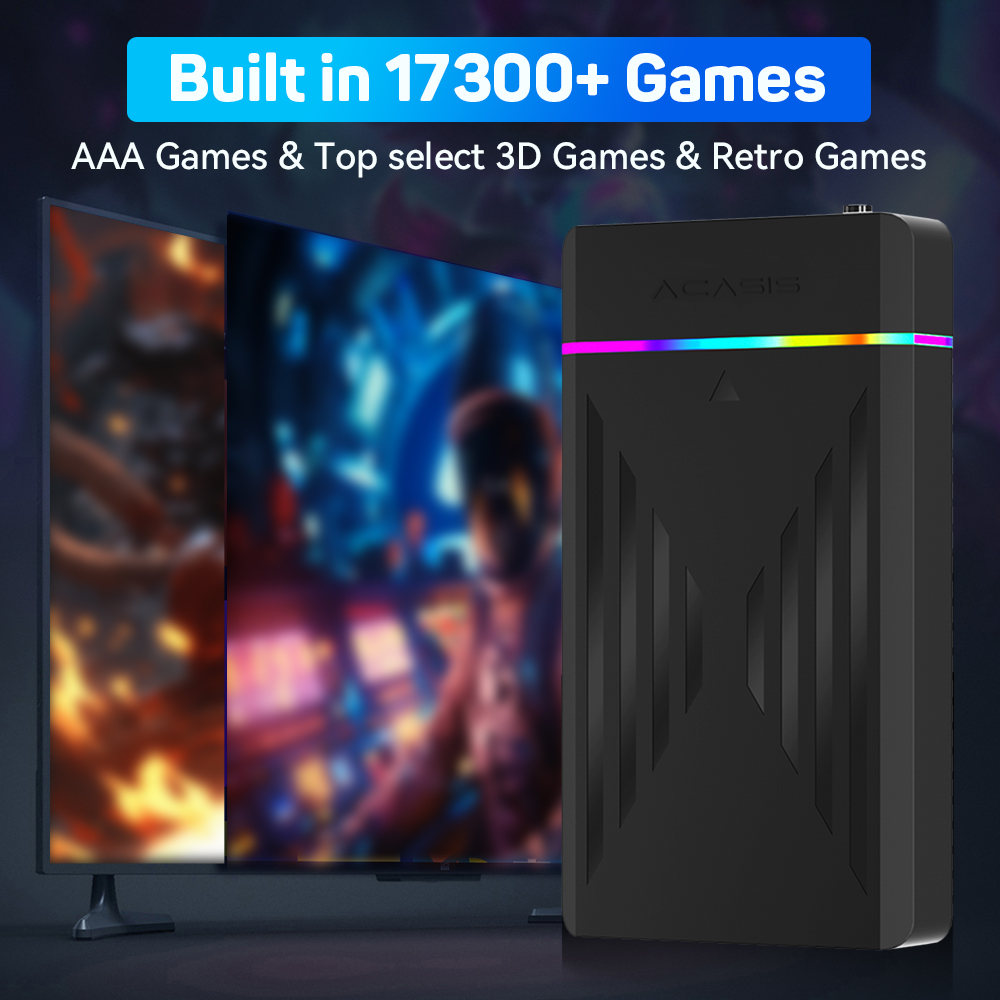 3TB แบบพกพา HDD LaunchBox/Retr - Gaming Console Video Game บทวิจารณ์และราคา