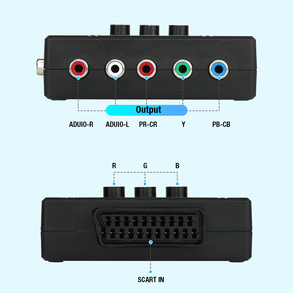 RGBS VGA TO YPBPR ตัวแปลงสัญญา - Gaming Console Vintage บทวิจารณ์และราคา